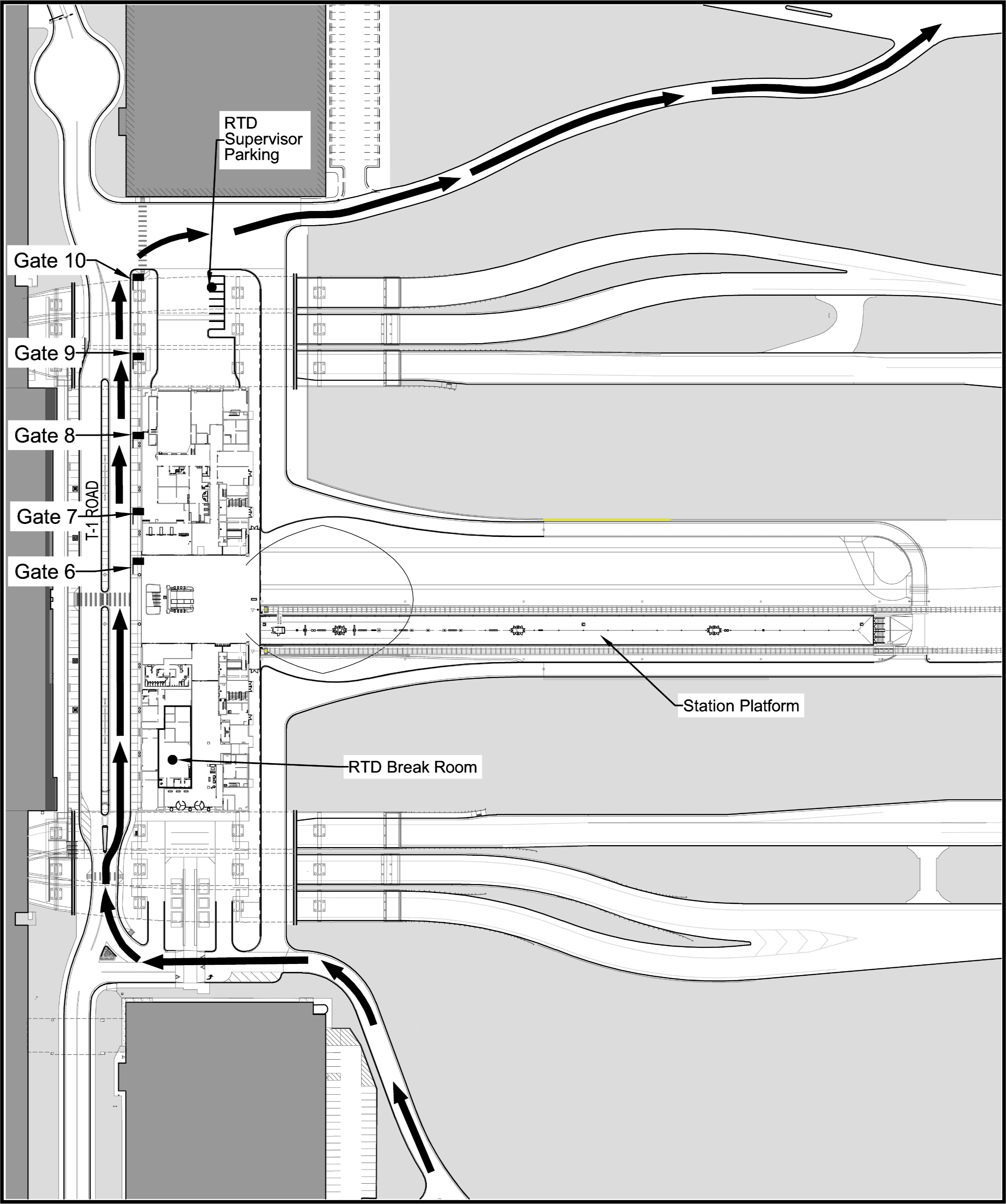 Denver Airport Station - Detail
