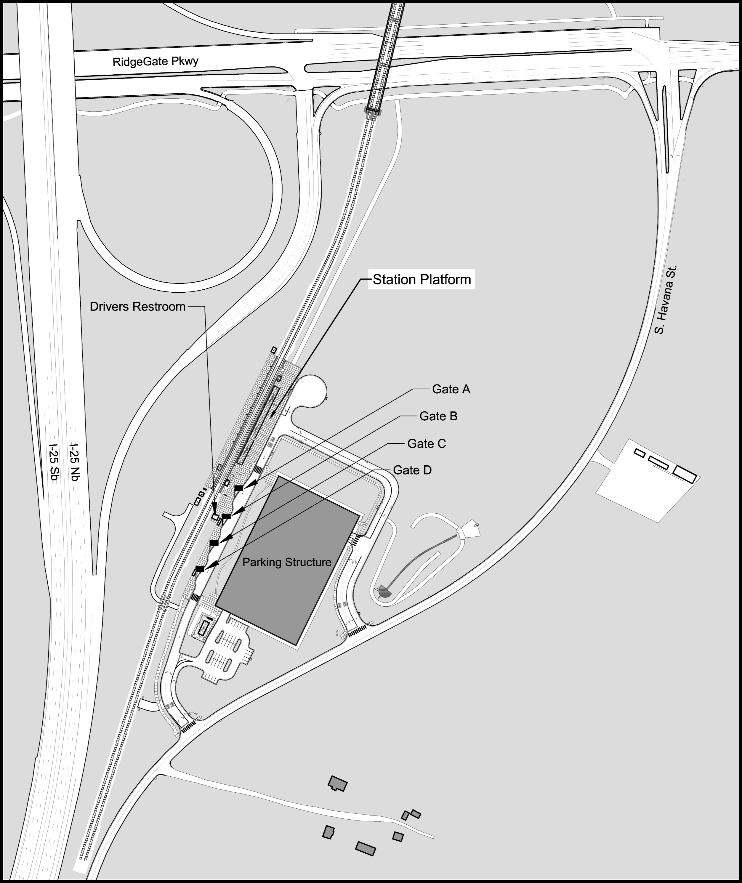 RidgeGate Parkway Station