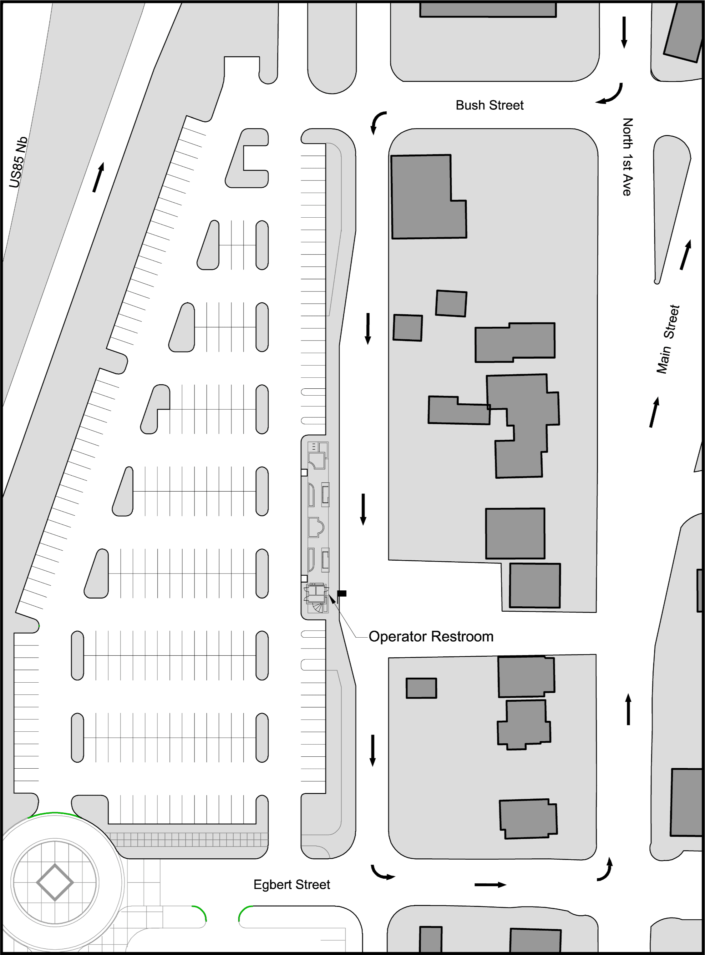 US 85 & Bridge Street Park-n-Ride