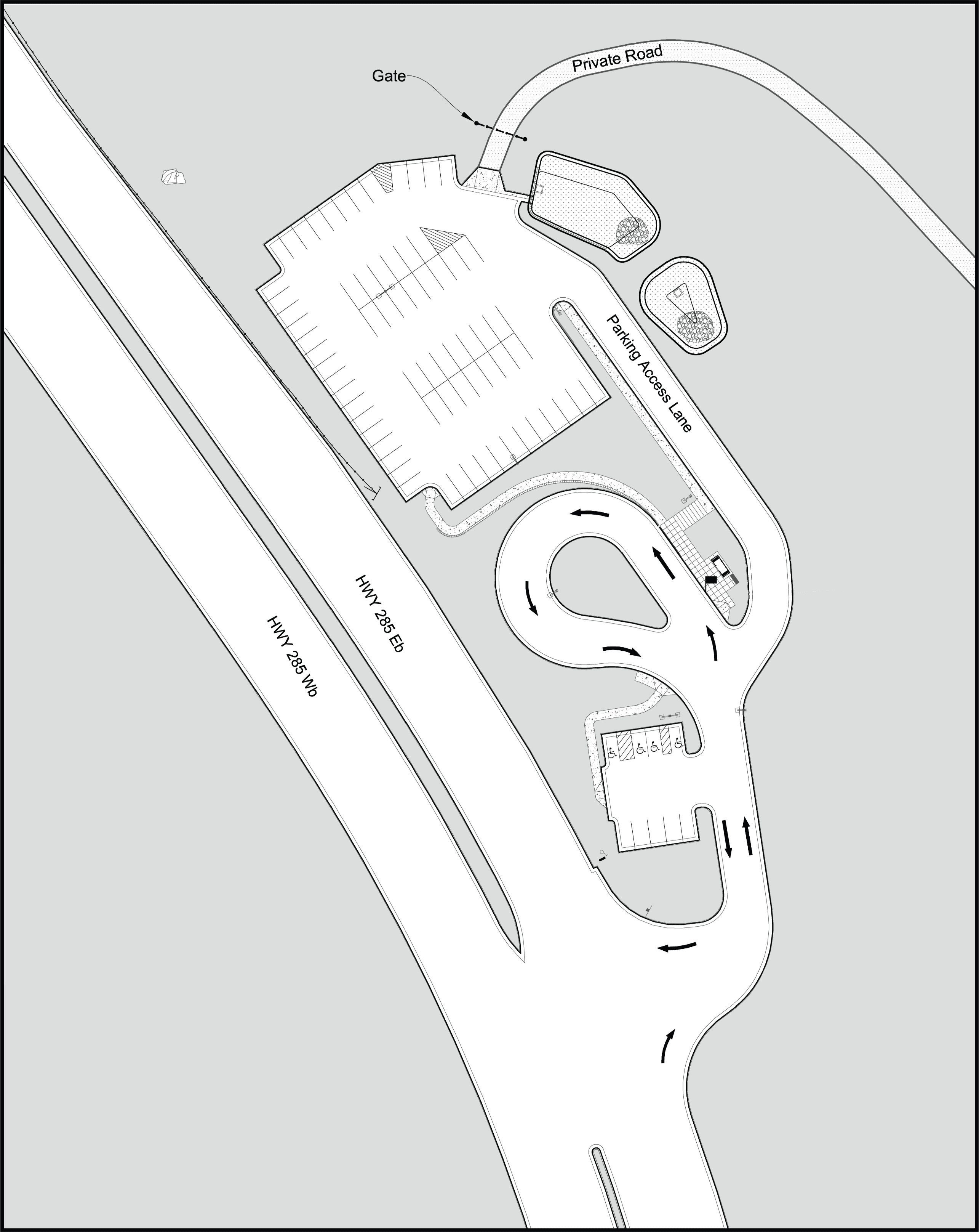 US 285 & Twin Forks Park-n-Ride
