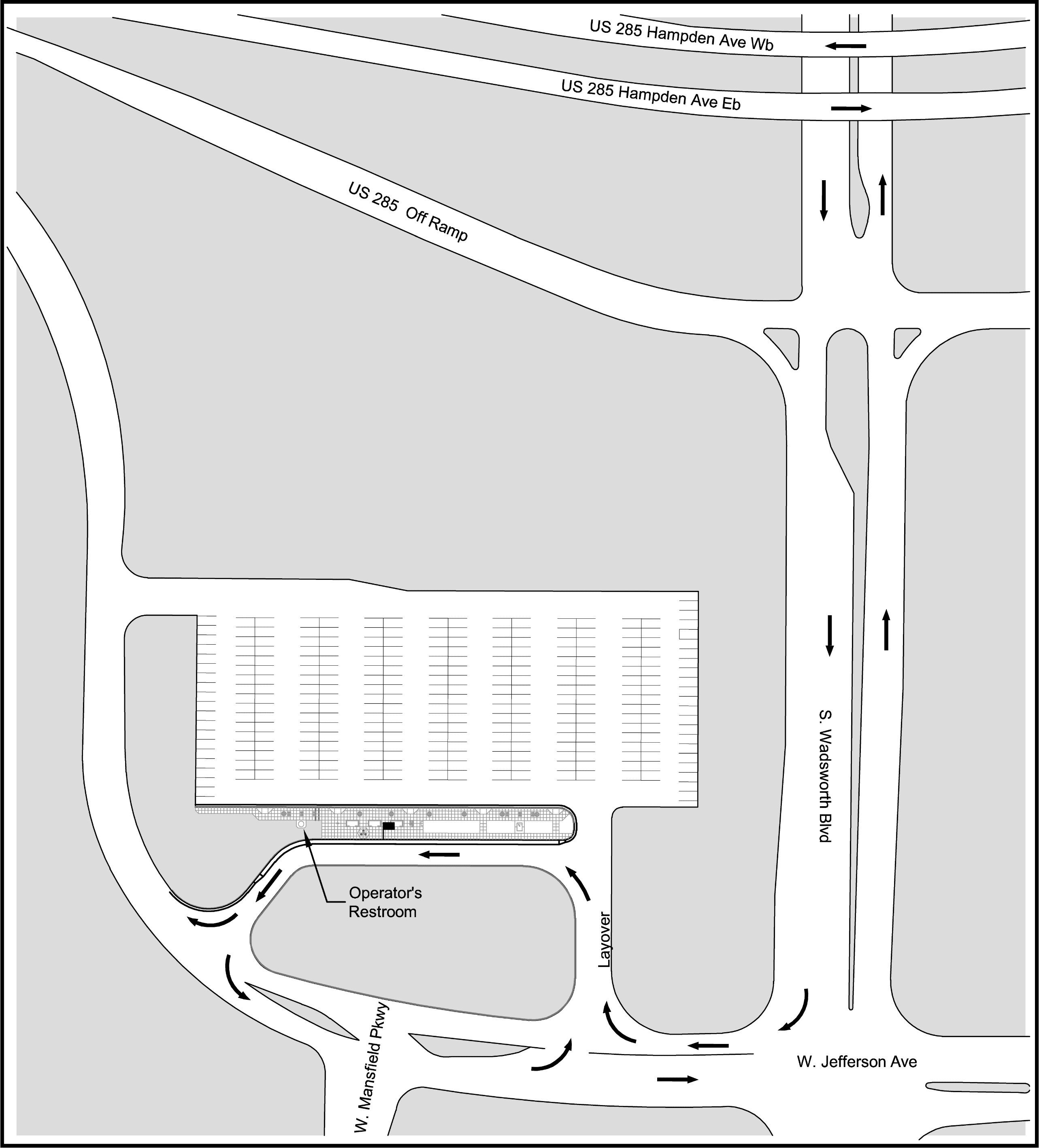 Wadsworth/Hampden Park-n-Ride